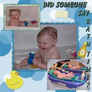 Bath time 8 X 8